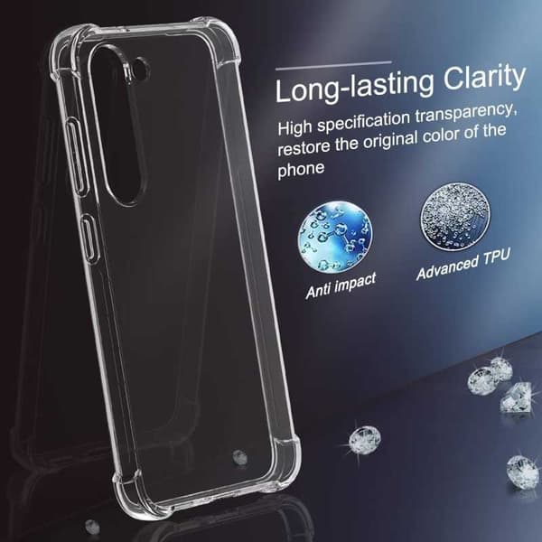 Samsung S23 Plus stødabsorberende silikonetui Shockr