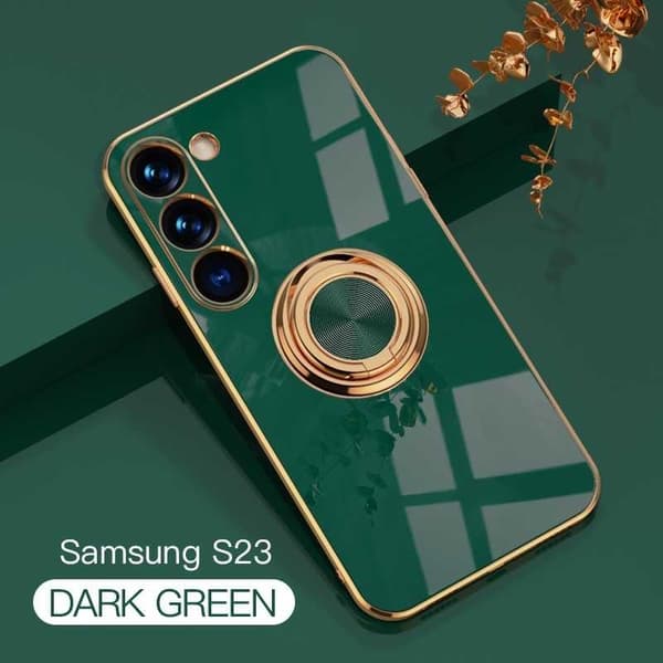 Samsung S23 Plus Elegant & Stöttåligt Skal med Ringhållare Flawless