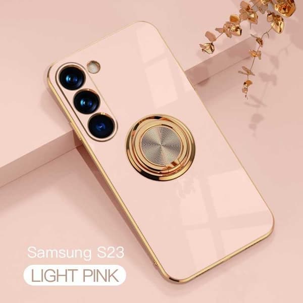 Samsung S23 Plus Elegant & Stöttåligt Skal med Ringhållare Flawless
