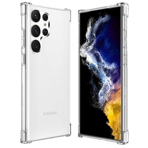 Samsung S23 Ultra Stöttåligt Skal med Förstärkta Hörn