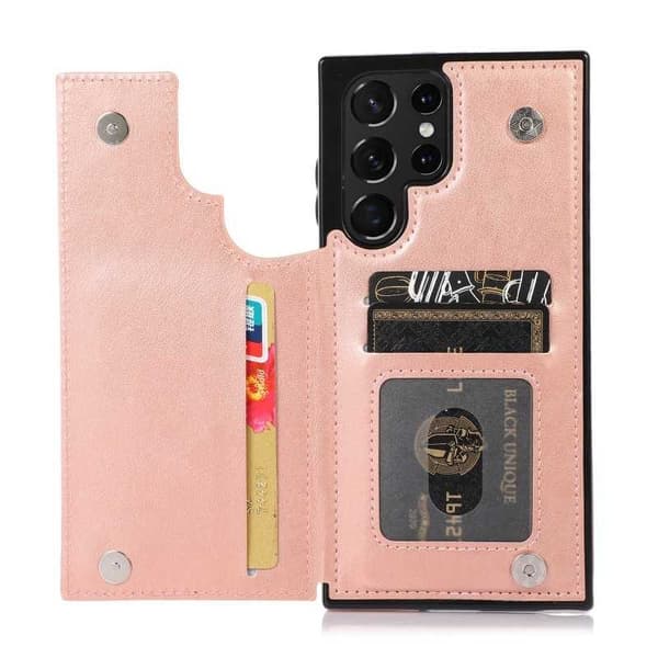 Samsung S23 Ultra Stødsikker Cover Kortholder 3-SLOT Flippr V2