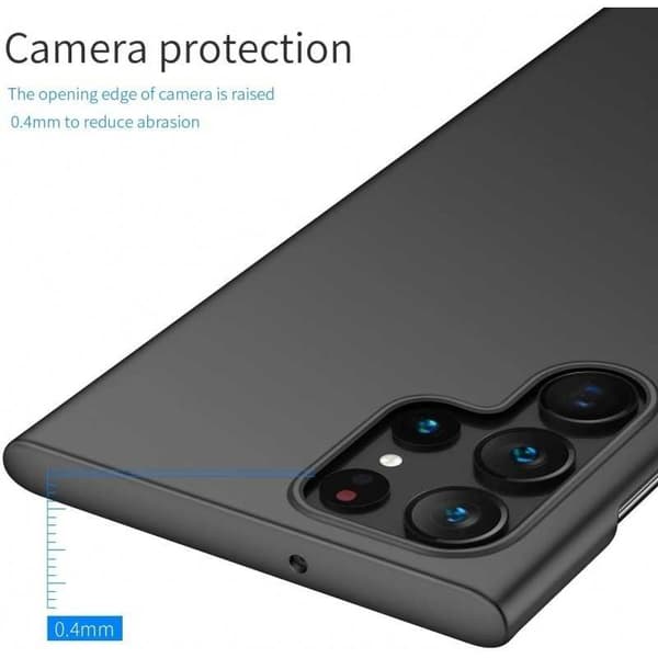Samsung S23 Ultra Tunt Mattsvart Skal Basic V2