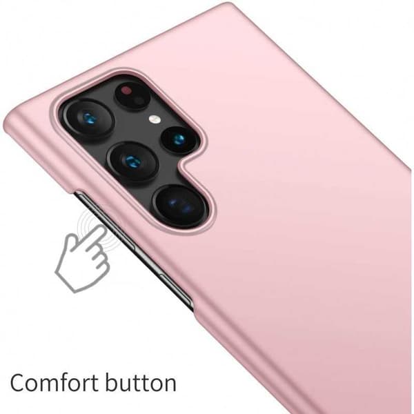 Samsung S23 Ultra Tunt Lätt Mobilskal Basic V2 Rosenguld