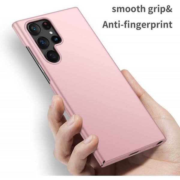 Samsung S23 Ultra Tunt Lätt Mobilskal Basic V2 Rosenguld