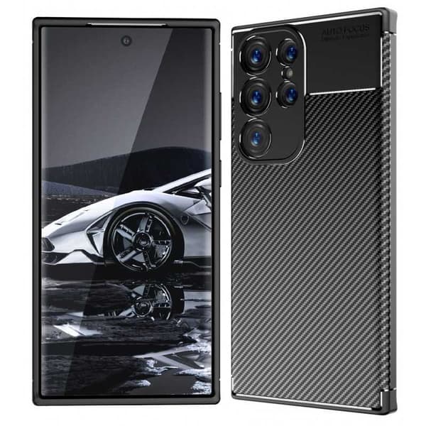 Samsung S23 Ultra Stöttåligt Slimmat Skal FullCarbon V4
