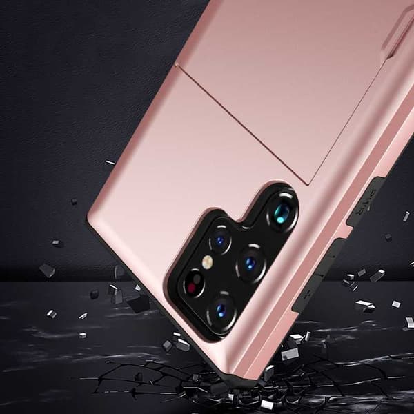 Samsung S23 Ultra Stöttåligt Skal Kortfack StreetWise