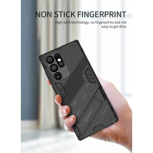 Samsung S23 Ultra stødsikkert cover med Kickstand ThinArmor V2