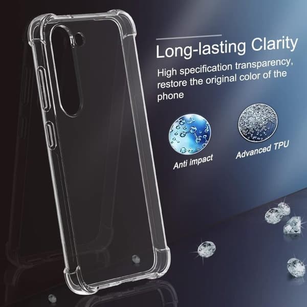 Samsung S23 Støtdempende silikonetui Shockr
