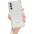 Miniatyrbillede 1 af 6: Tyndt stødsikkert mobilcover med kortslot Samsung S23