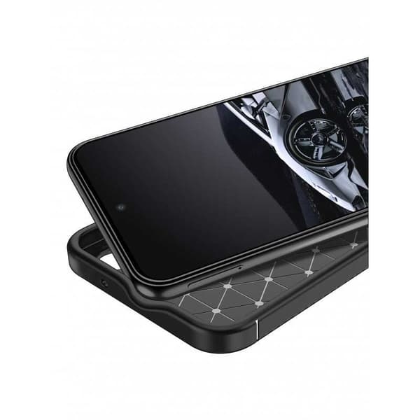 Samsung S23 stødsikkert slankt cover FullCarbon V4