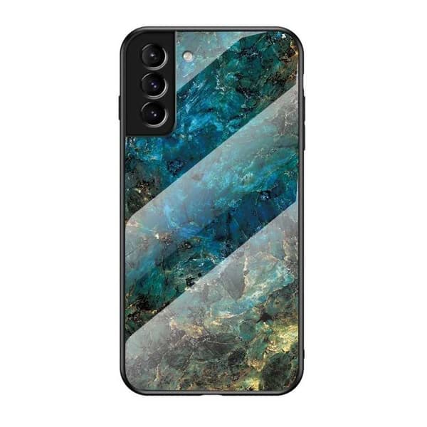 Samsung S23 Marmorskal 9H Härdat Glas Baksida Glassback V2