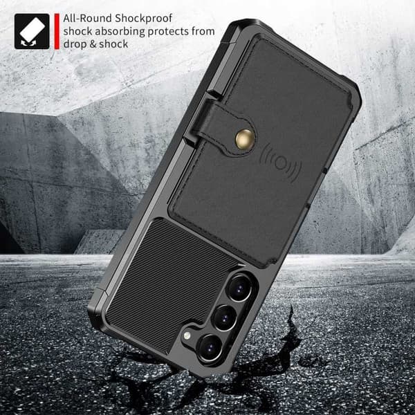Samsung S23 Plus Shockproof Premium Cover Solid V3 RFID