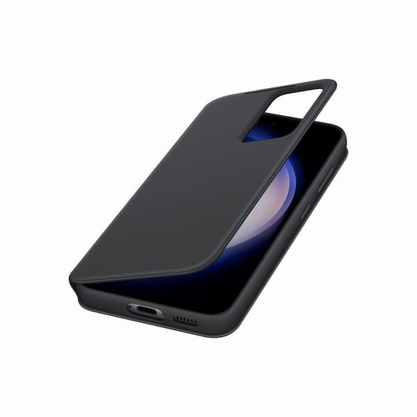 Samsung Original Galaxy S23 Plus Etui Smart View Wallet Case Svart