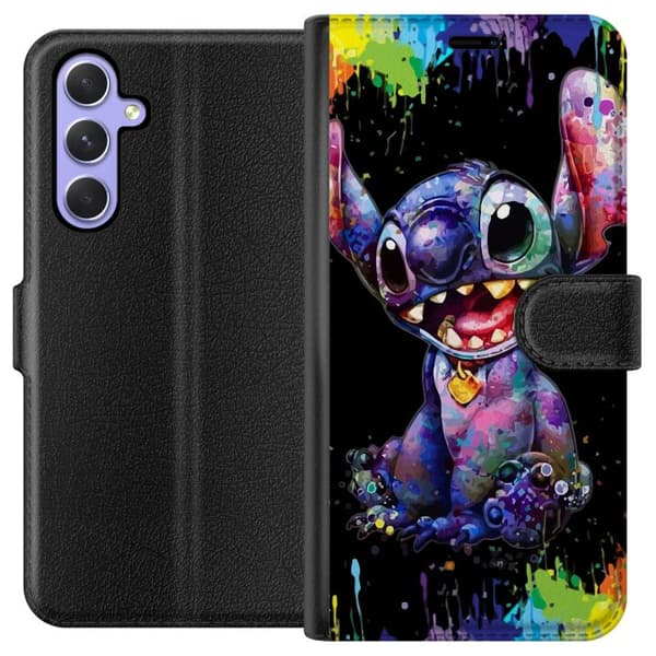 Samsung Galaxy A54 Lommeboketui Lilo og Stitch
