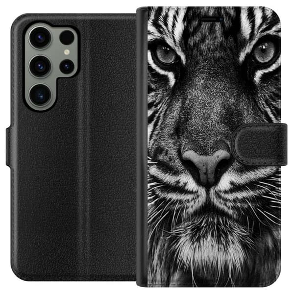 Samsung Galaxy S23 Ultra Tegnebogsetui Tiger