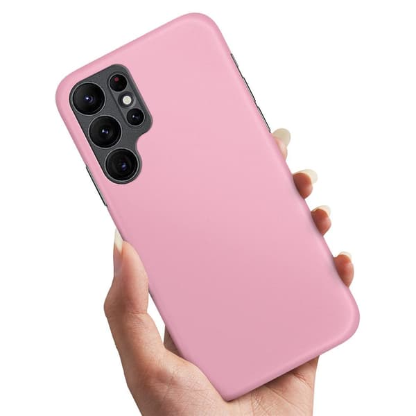 Samsung Galaxy S23 Ultra - Kuoret/Suojakuori Vaaleanpunainen