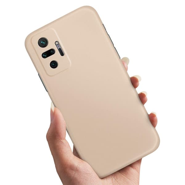 Xiaomi Redmi Note 10 Pro - Skal/Mobilskal Beige