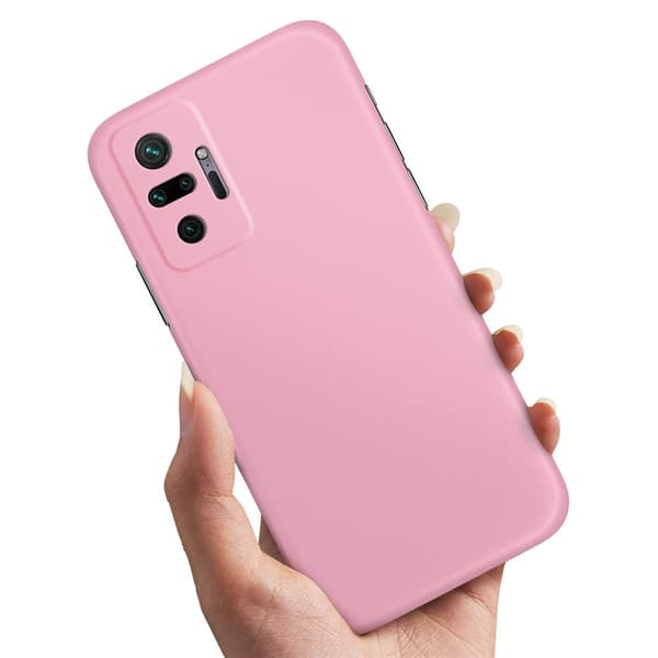 Xiaomi Redmi Note 10 Pro - Skal/Mobilskal Ljusrosa