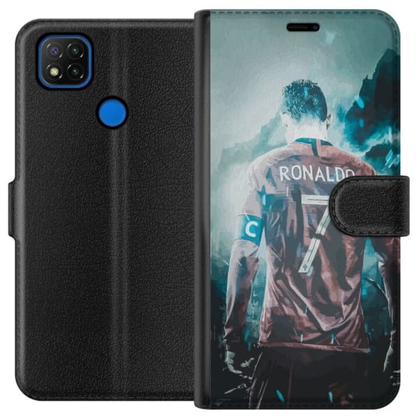 Xiaomi Redmi 9C Plånboksfodral Ronaldo