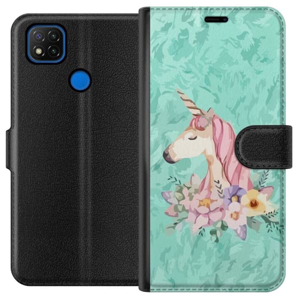 Xiaomi Redmi 9C Plånboksfodral Unicorn