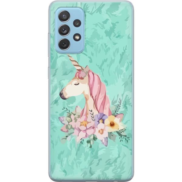 Samsung Galaxy A52 5G Gennemsigtig cover Unicorn