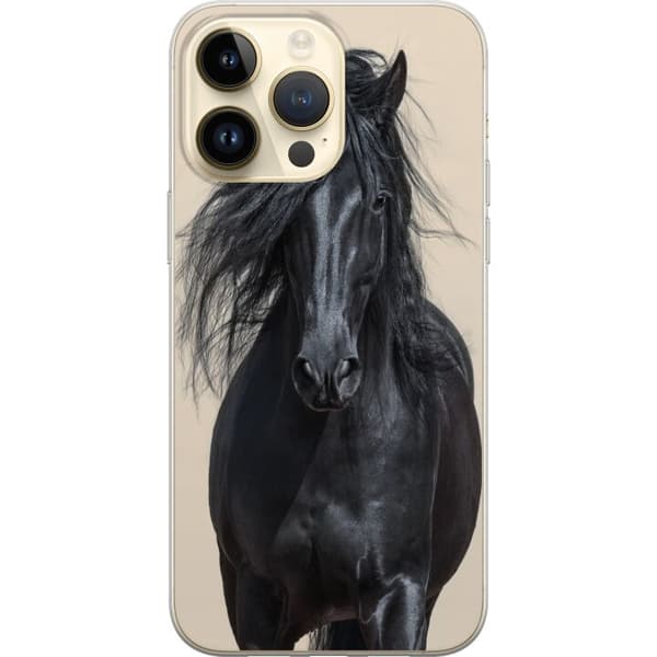 Apple iPhone 14 Pro Max Läpinäkyvä kuori Hevonen