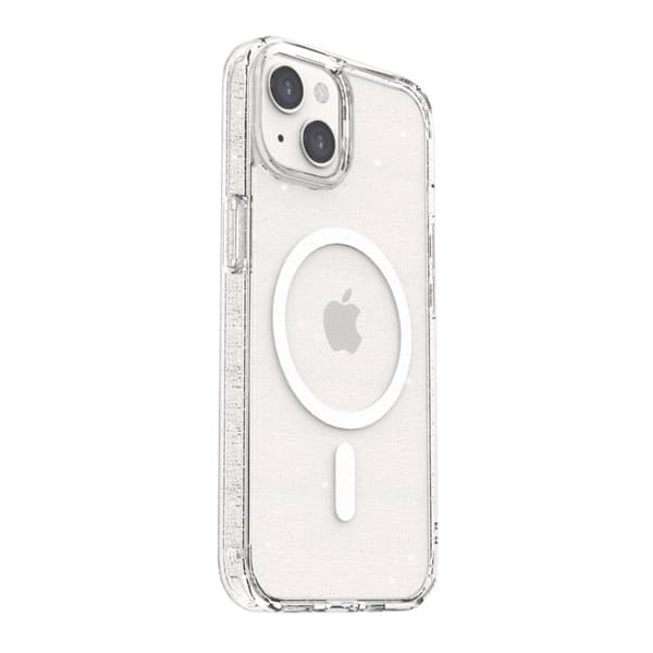 Just Mobile iPhone 14 Skal TENC BlingBling MagSafe Transparent Klar