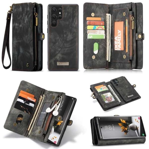 Samsung S23 Ultra Plånboksfodral Multi-Slot 13-FACK