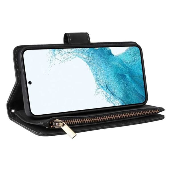 Samsung S23 Plus multifunktionelt pung etui Lynlås 8-lomme