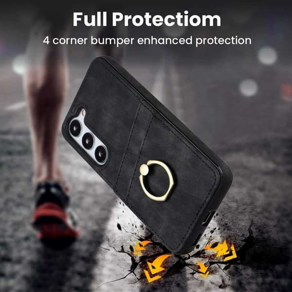 Samsung S23 mobilcover med kortholder Retro V4