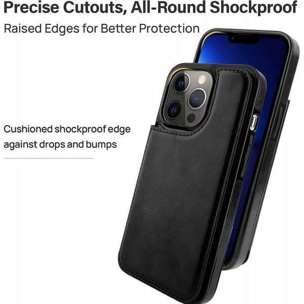 iPhone 13 Pro Shockproof Cover Kortholder 3-SLOT Flippr