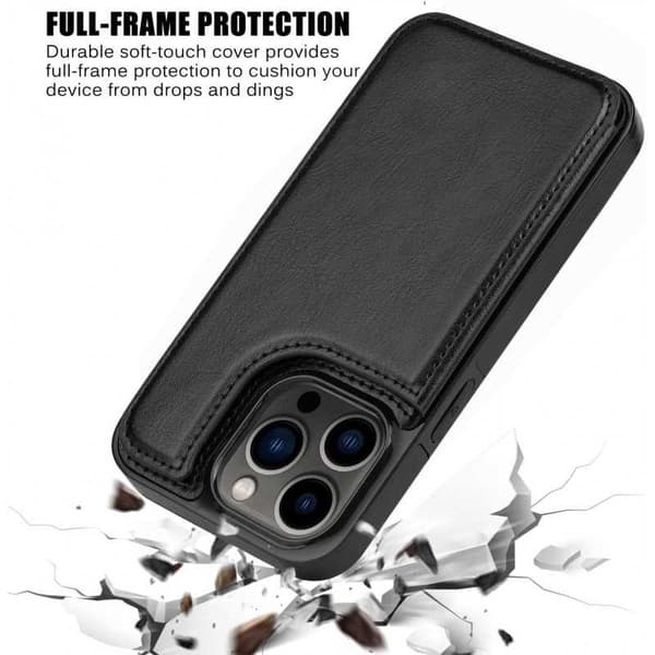 iPhone 13 Pro Shockproof Cover Kortholder 3-SLOT Flippr
