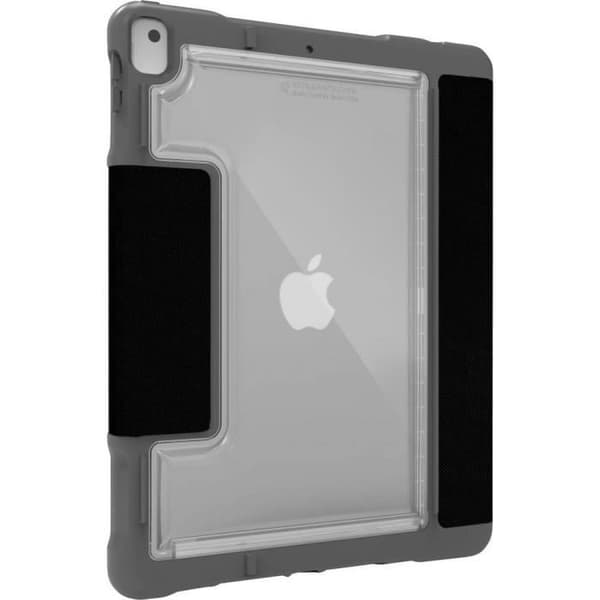 iPadfodral - STM Goods - Dux Plus DUO - Svart/Transparent - Kompatibel iPad 10.2 - 1 st