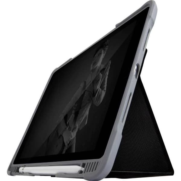 iPadfodral - STM Goods - Dux Plus DUO - Svart/Transparent - Kompatibel iPad 10.2 - 1 st