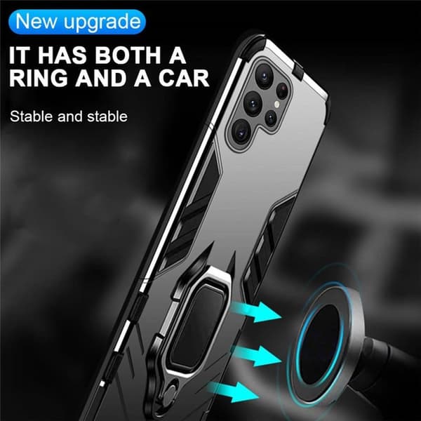 Hybrid Ring Case Samsung Galaxy S23 Ultra - Sort