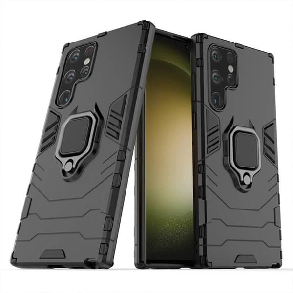 Hybrid Ring Case Samsung Galaxy S23 Ultra - Sort