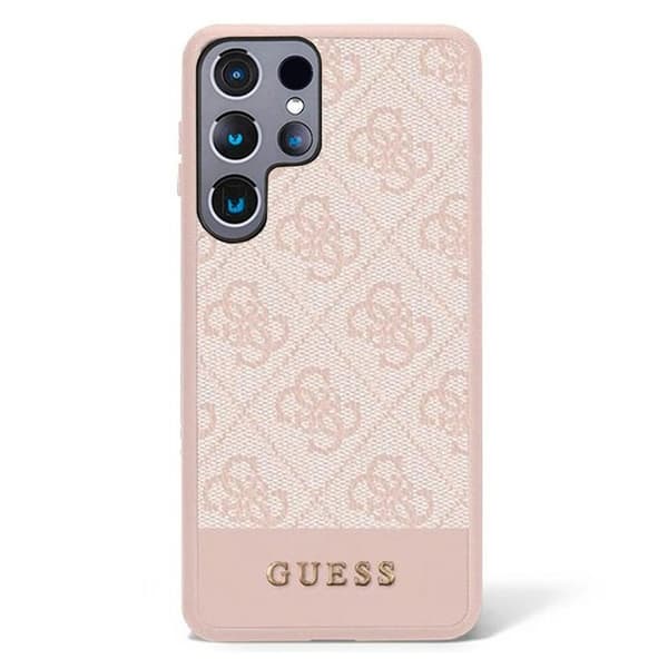 Guess Hardcase 4G stripe collection Samsung Galaxy S23 Ultra - Lyserød