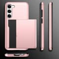 Pikkukuva 7 / 9: SKALO Samsung S23 Armor Suojakuori korttikotelo - Musta