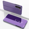 Pikkukuva 2 / 8: SKALO Samsung S23 Clear View Lompakkokotelo - Violetti