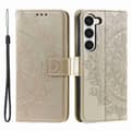 Pikkukuva 1 / 6: SKALO Samsung S23 Mandala lompakkokotelo - Kulta