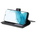 Pikkukuva 4 / 11: SKALO Samsung S23 10-lokeroa Lompakkokotelo - Musta