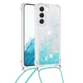 Miniatyrbillede 6 af 6: SKALO Samsung S23 Kvicksand Glitter Mobile Collar - Turkis