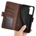 Pikkukuva 4 / 6: SKALO Samsung S23 Premium Wallet Lompakkokotelo - Ruskea