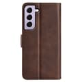 Pikkukuva 6 / 6: SKALO Samsung S23 Premium Wallet Lompakkokotelo - Ruskea