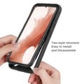 Miniatyrbillede 5 af 6: SKALO Samsung S23 Plus Stødsikker Clear Hybrid Cover - Sort