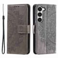 Pikkukuva 1 / 6: SKALO Samsung S23 Plus Mandala lompakkokotelo - Harmaa
