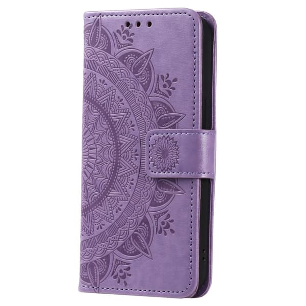 SKALO Samsung S23 Plus Mandala lompakkokotelo - Violetti