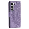 Pikkukuva 6 / 6: SKALO Samsung S23 Plus Mandala lompakkokotelo - Violetti