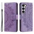 Pikkukuva 1 / 6: SKALO Samsung S23 Plus Mandala lompakkokotelo - Violetti