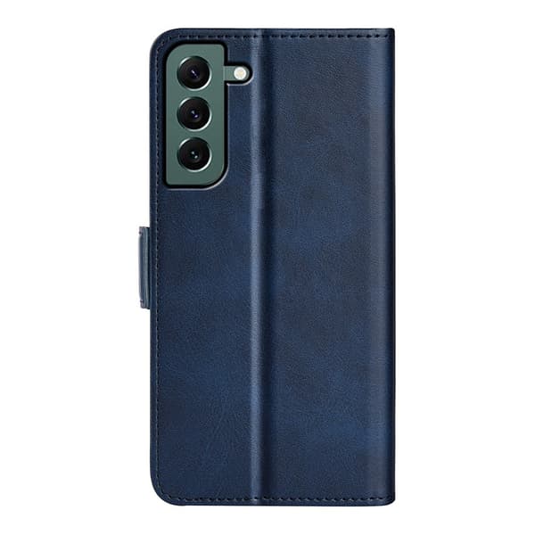 SKALO Samsung S23 Plus Premium Wallet Flip Cover - Blå